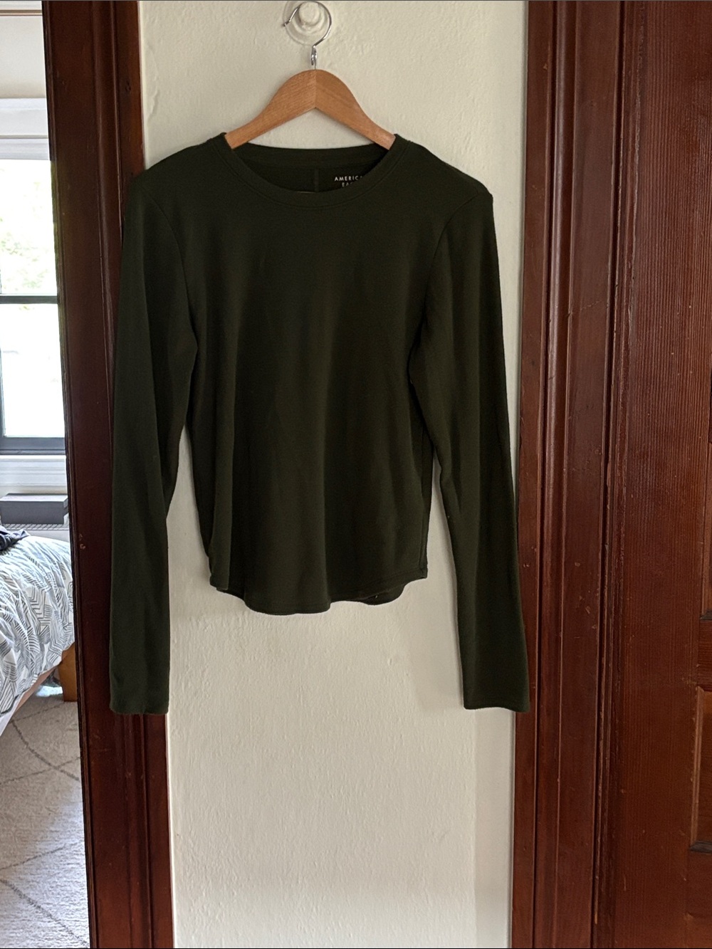American Eagle Fleece Lined Long Sleeve